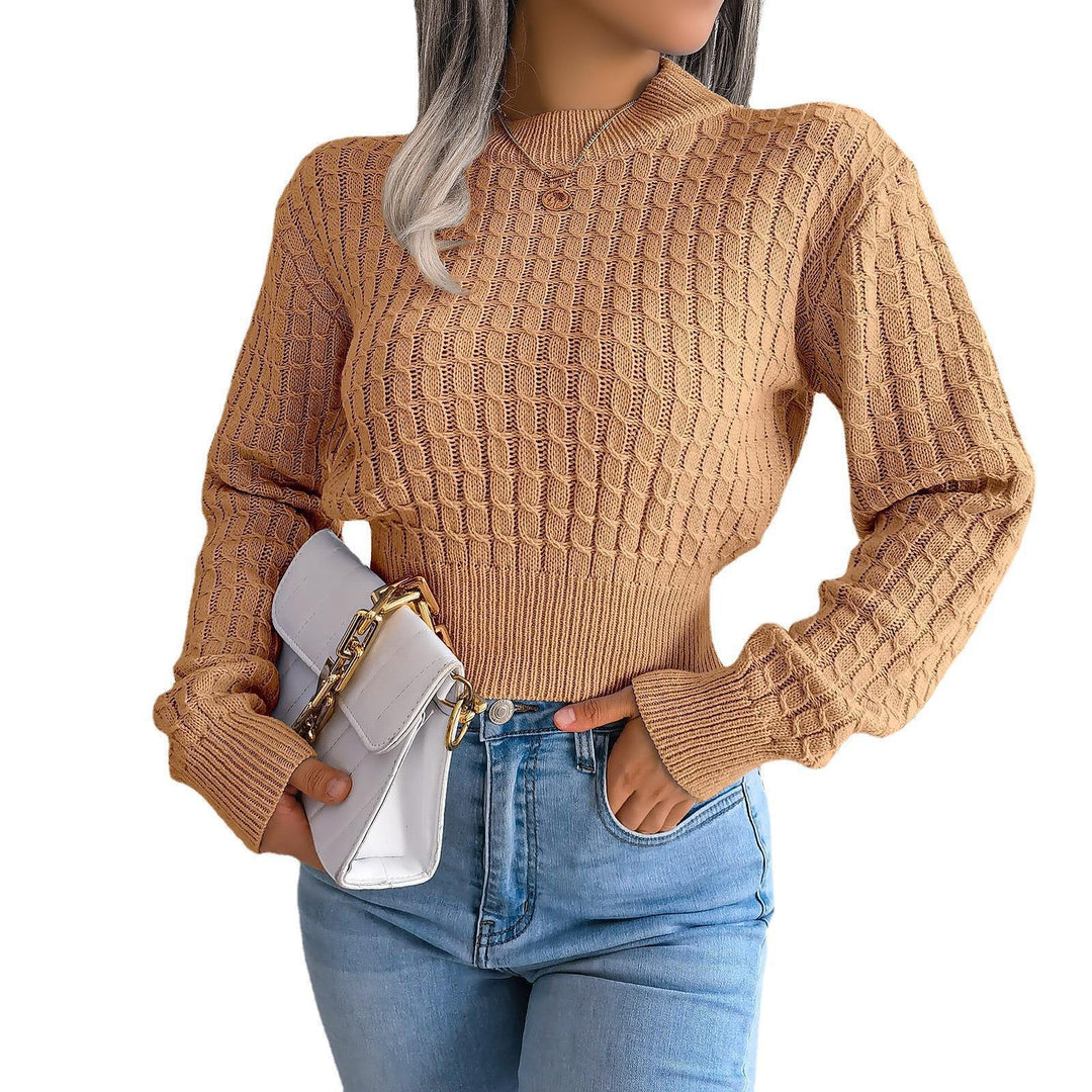 Knitted sweater for women with structured design Lune London