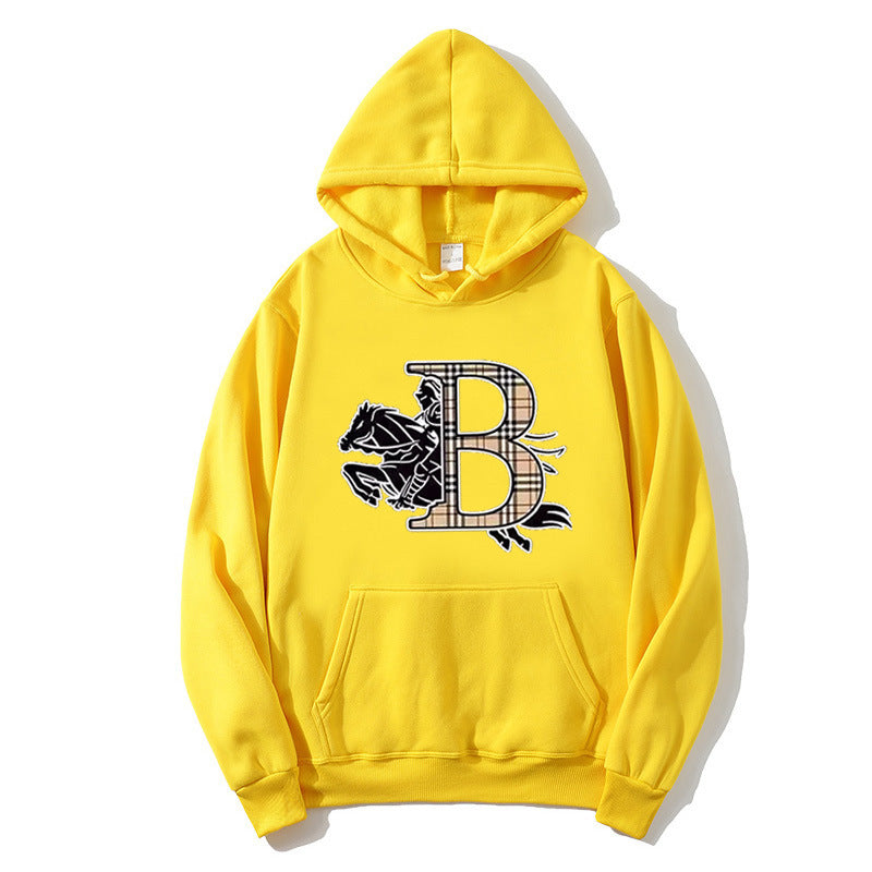 Women's hoodie with a stylish horse motif and luxurious font Chic & Stil