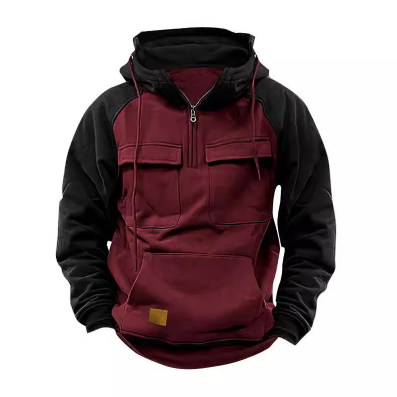 Men's functional hoodie with practical pockets and innovative design Lune London
