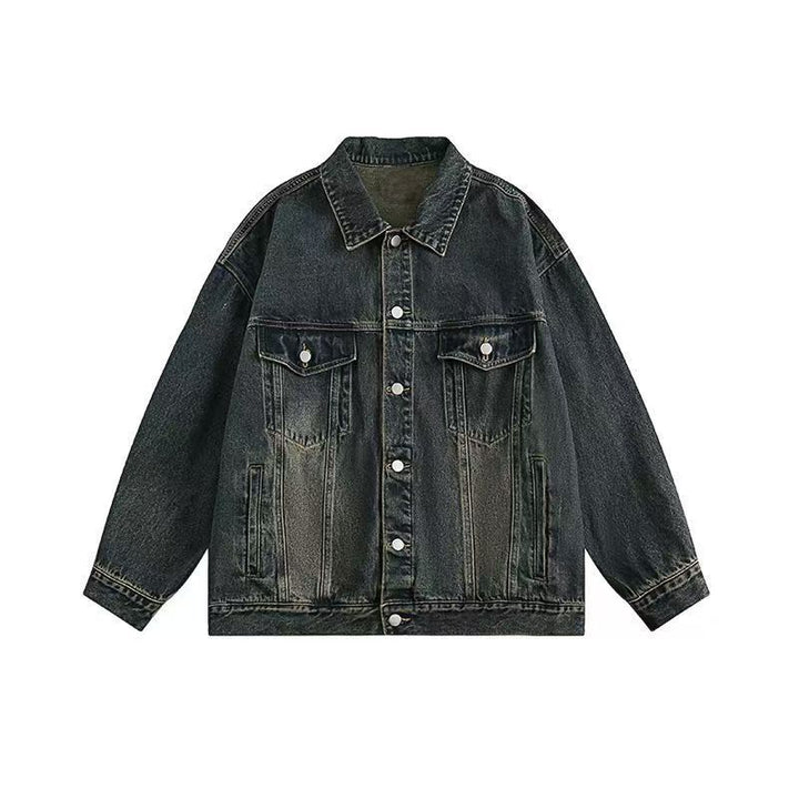 Veste en denim pour femmes avec lavage vintage et poches pratiques Chic & Stil