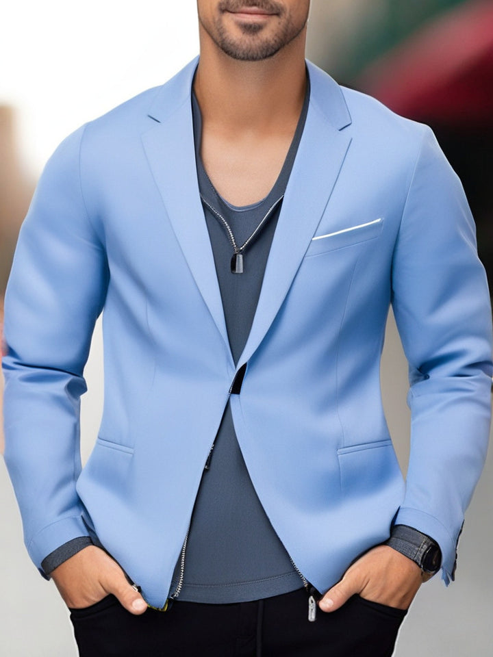 Elegant and stylish blazer for men with contrasting lapels Lune London