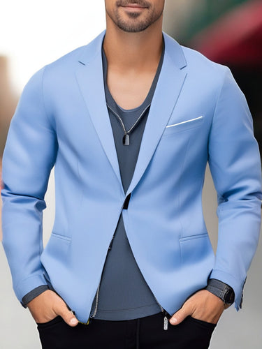 Elegant and stylish blazer for men with contrasting lapels Lune London