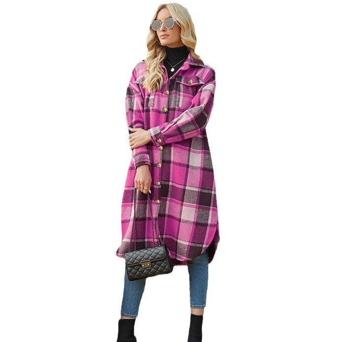 Checkered overshirt jacket for women Lune London