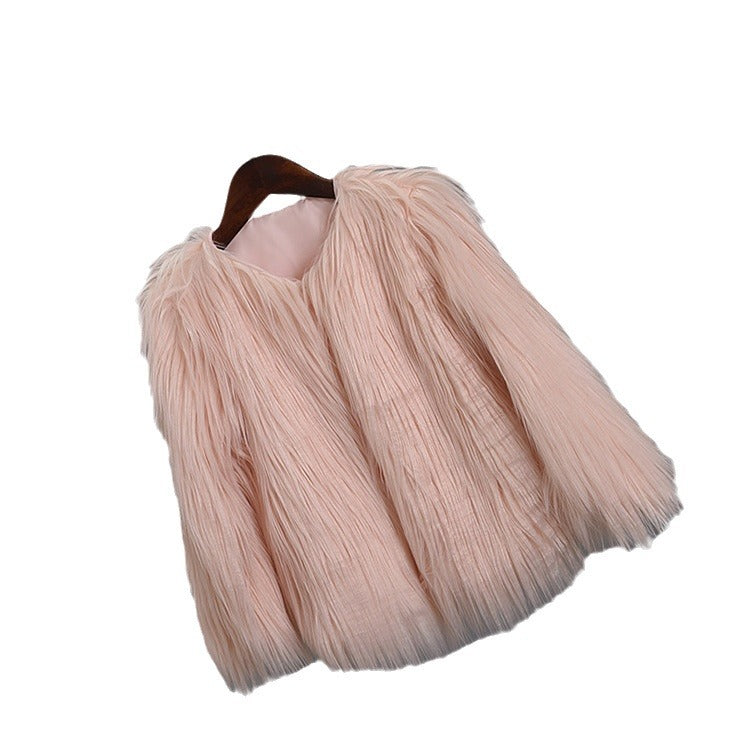 Women's voluminous faux fur jacket Lune London