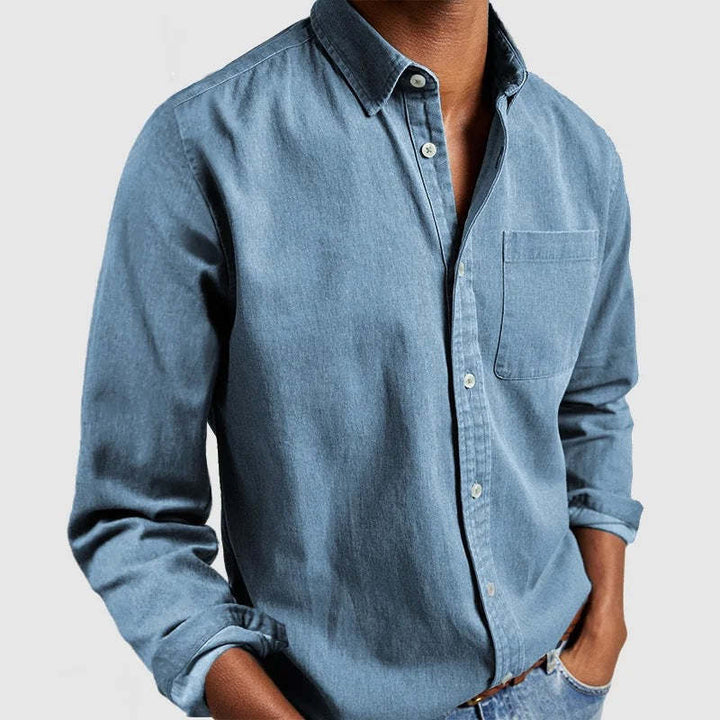 Casual shirt for men in lightweight cotton fabric Lune London