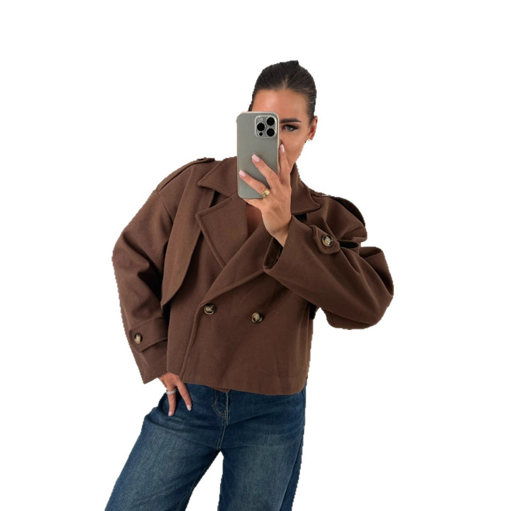 Veste féminine à double pli et à coupe cintrée Chic & Stil