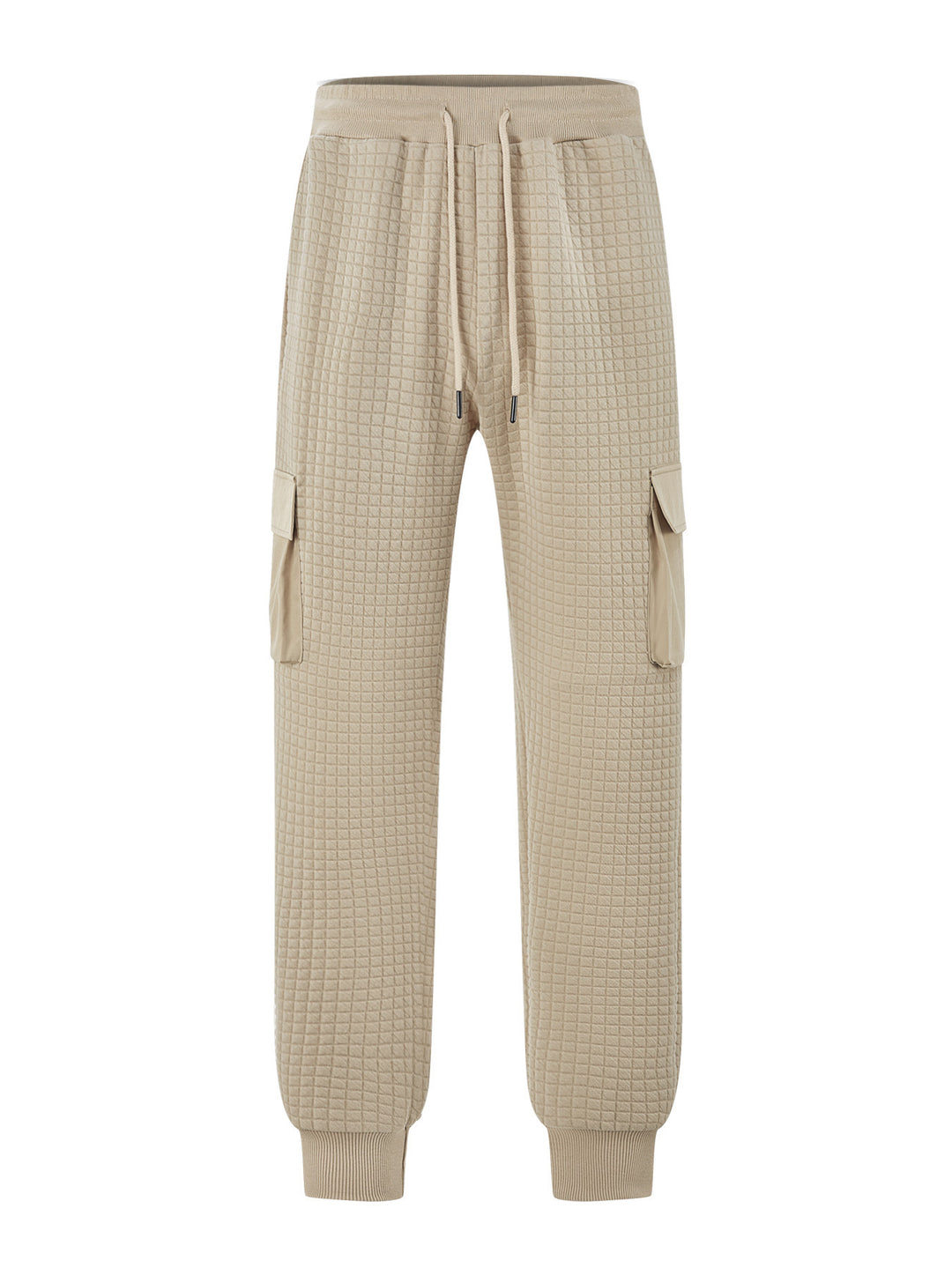 Men's cargo jogger pants with textured design and practical pockets Lune London