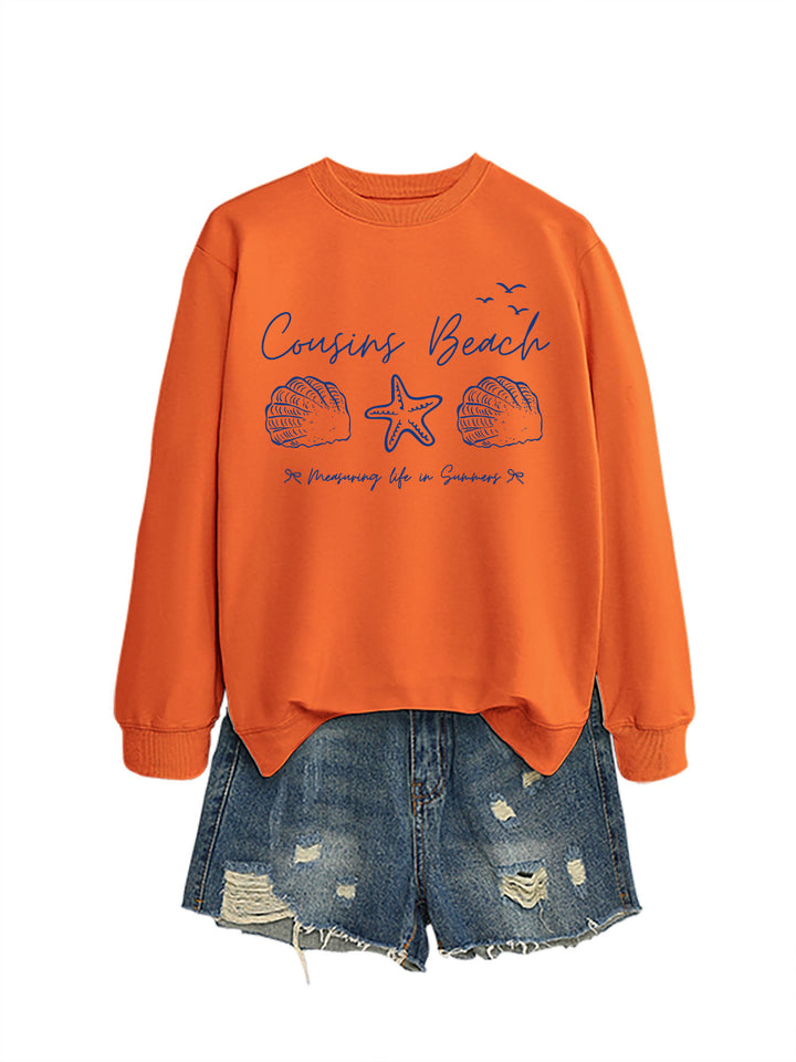 Sweat-shirt femme avec motif maritime et coupe confortable Chic & Stil