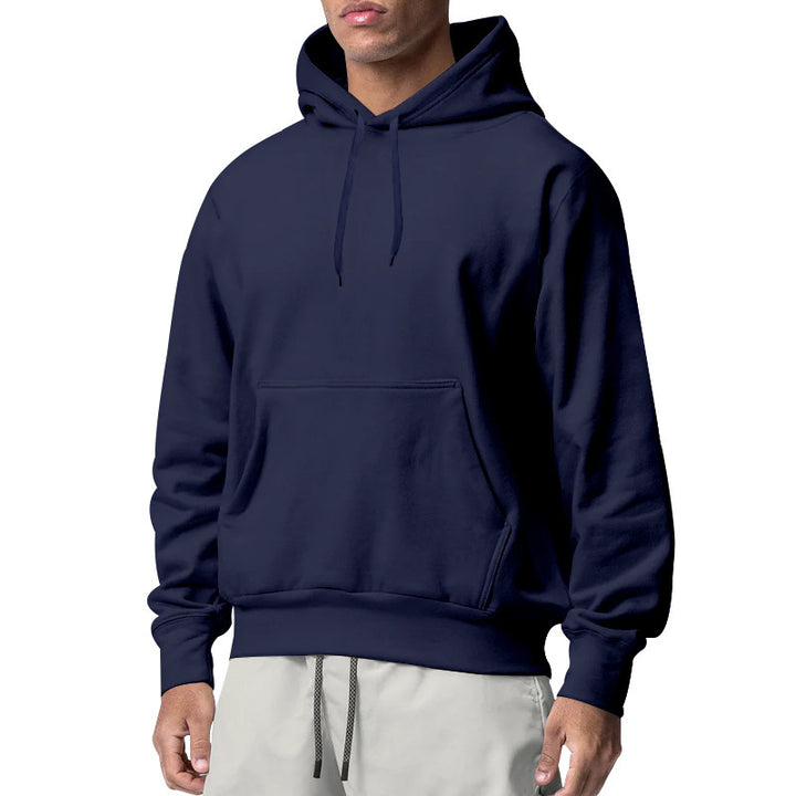 Men's hoodie with practical kangaroo pockets and comfortable fit Lune London