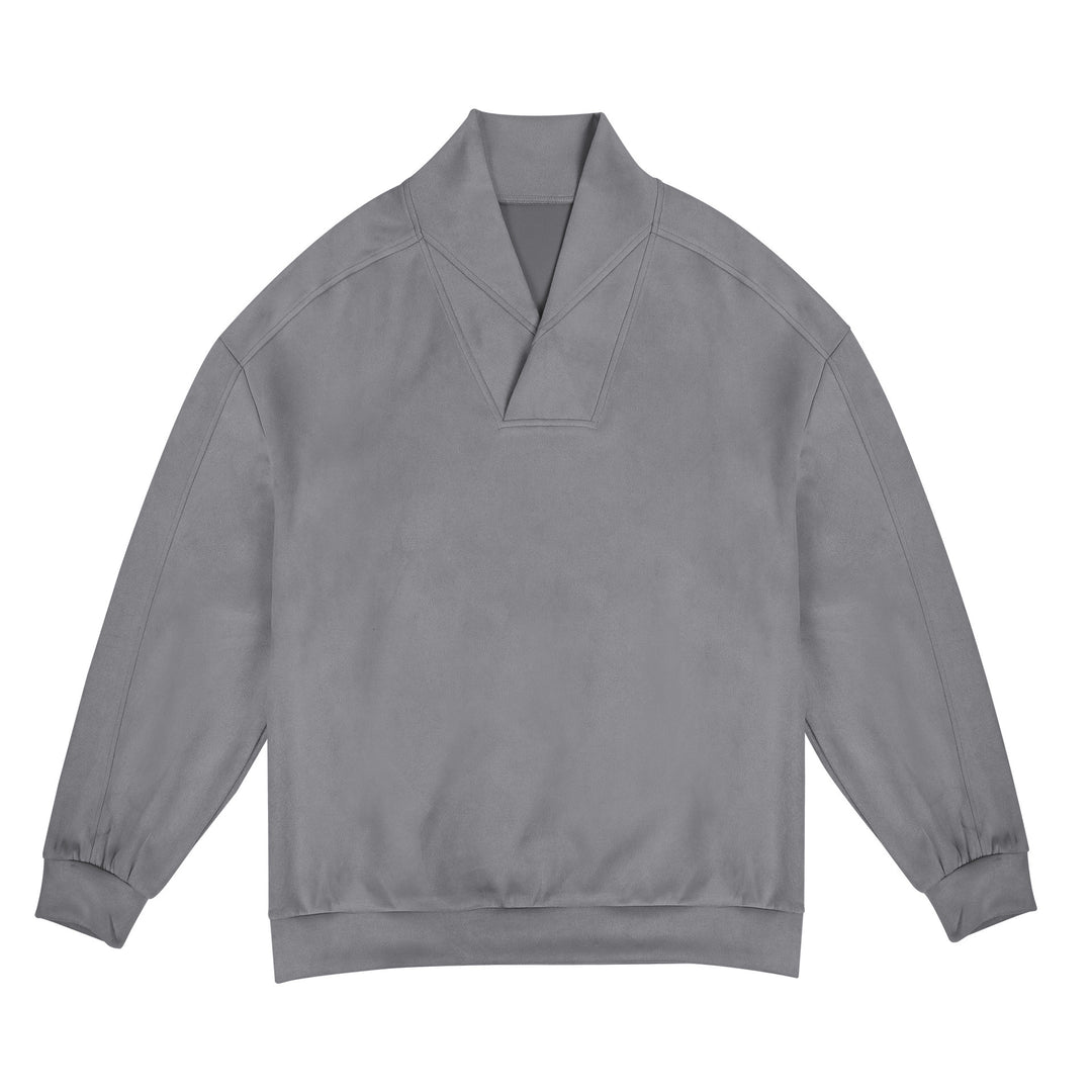 Women's sweater with modern high collar and relaxed cut Lune London