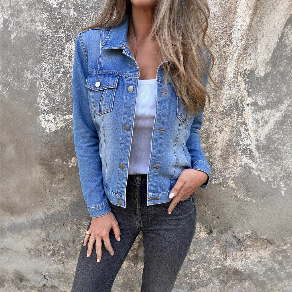 Dames Veste en Jean Chic & Stil