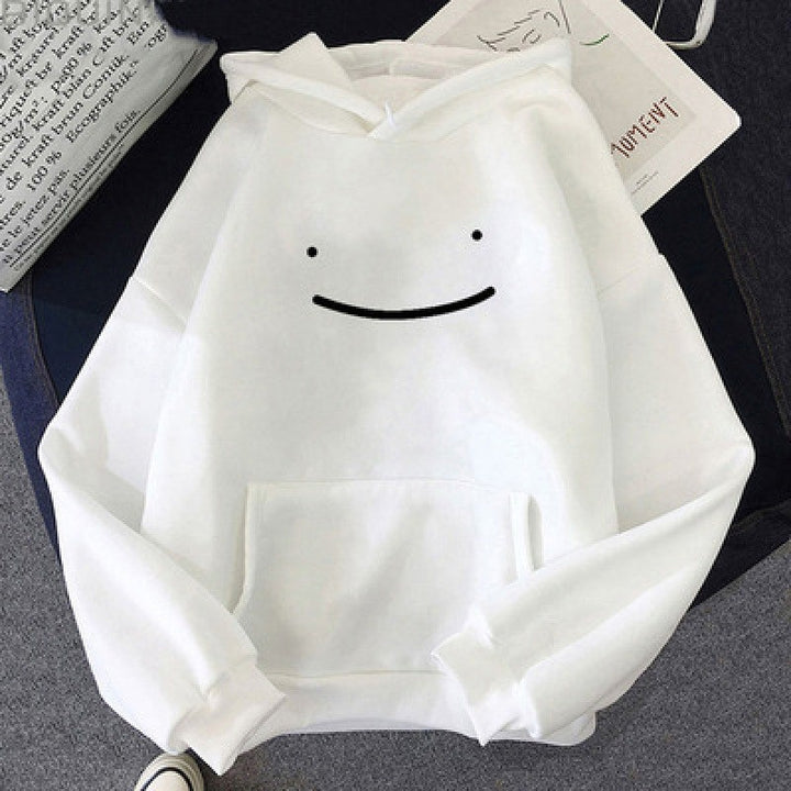Women's hoodie with funny face motif Chic & Stil