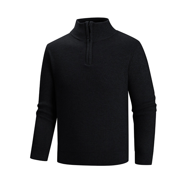 Knitted sweater for men with high collar Lune London