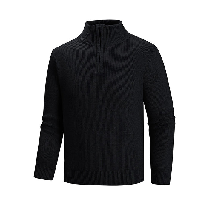 Knitted sweater for men with high collar Lune London