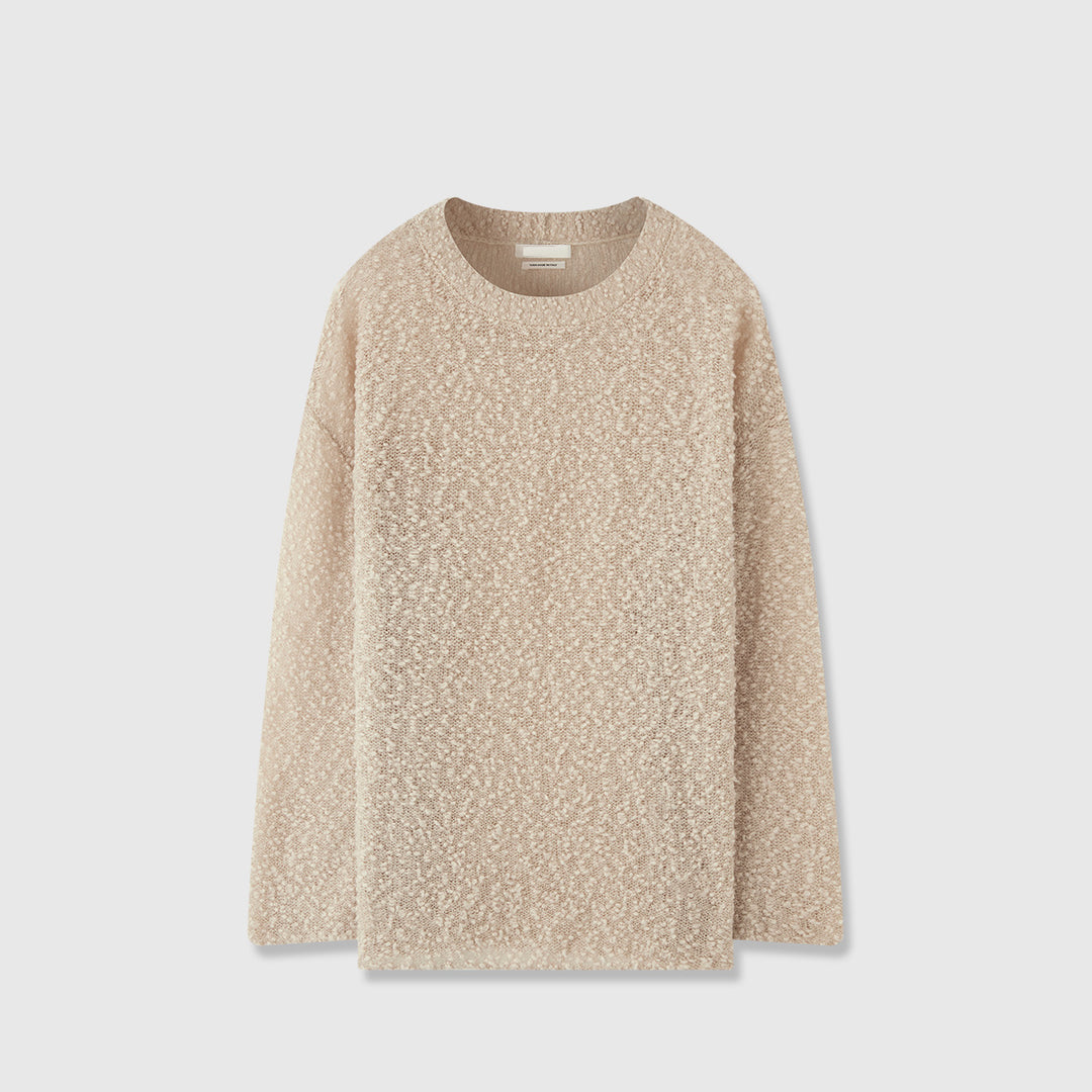 Pull en tricot confortable pour femme avec un matériau doux et une coupe oversize Chic & Stil