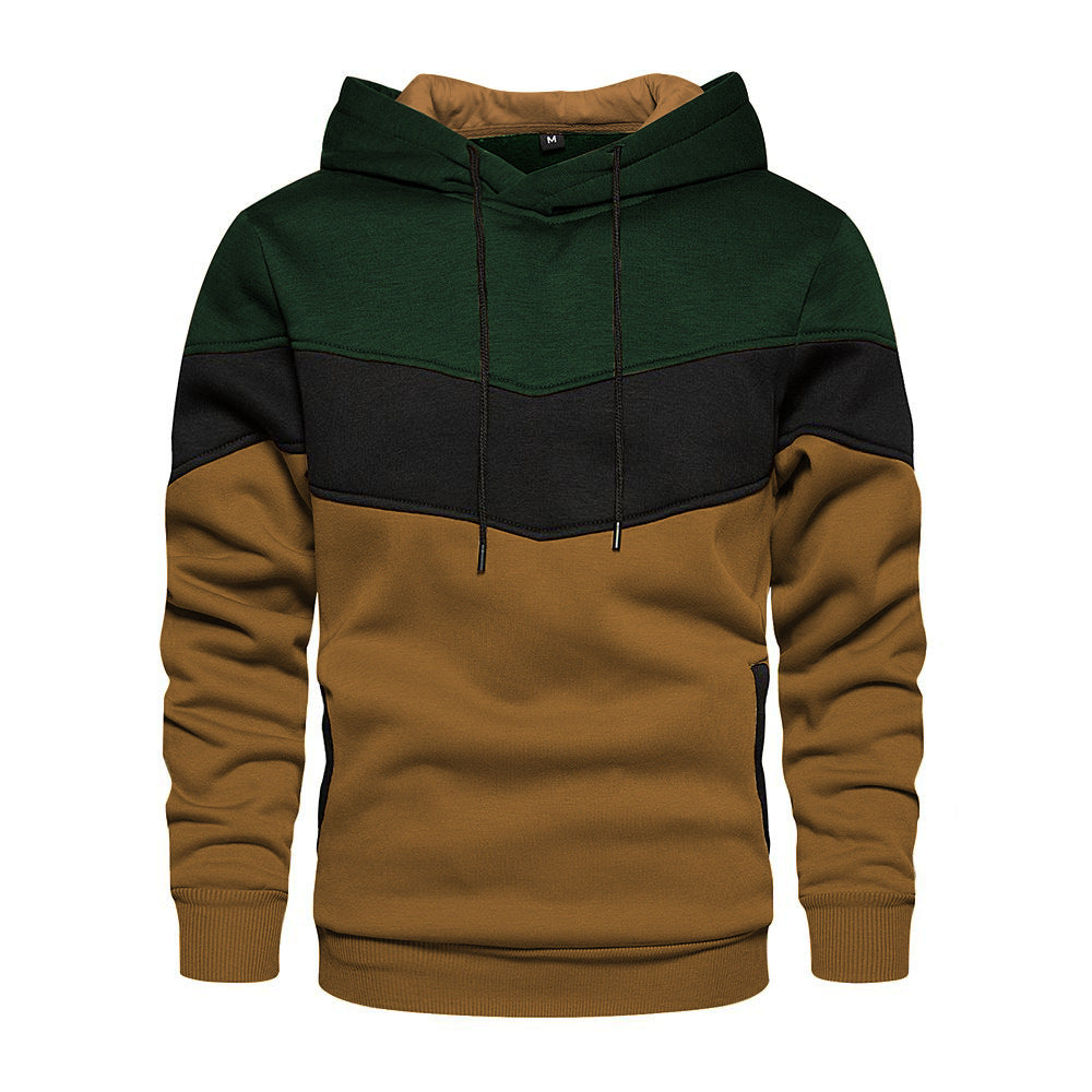 Men's trendy hoodie with color accents and practical pockets Lune London