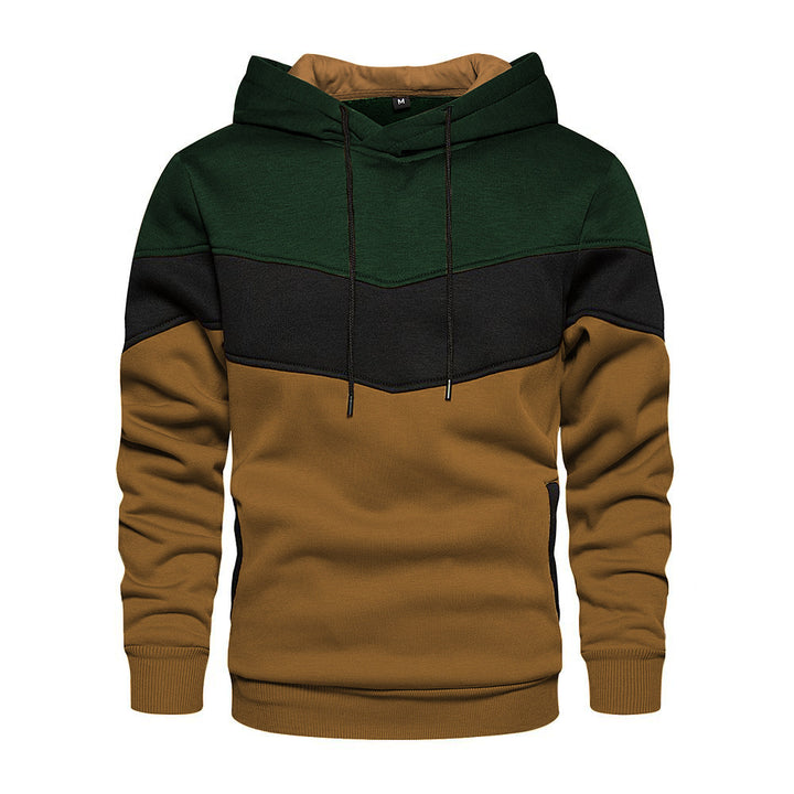Men's trendy hoodie with color accents and practical pockets Lune London