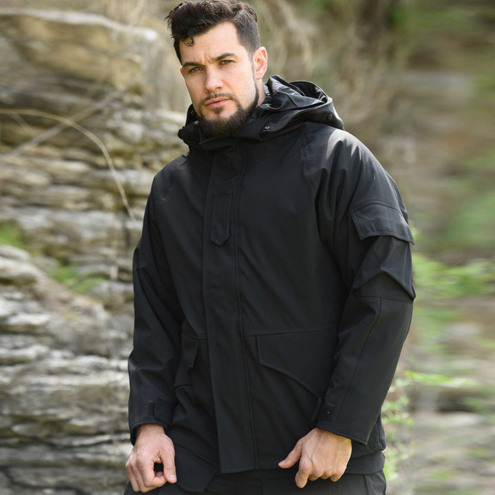 Waterproof camouflage jacket for men Lune London