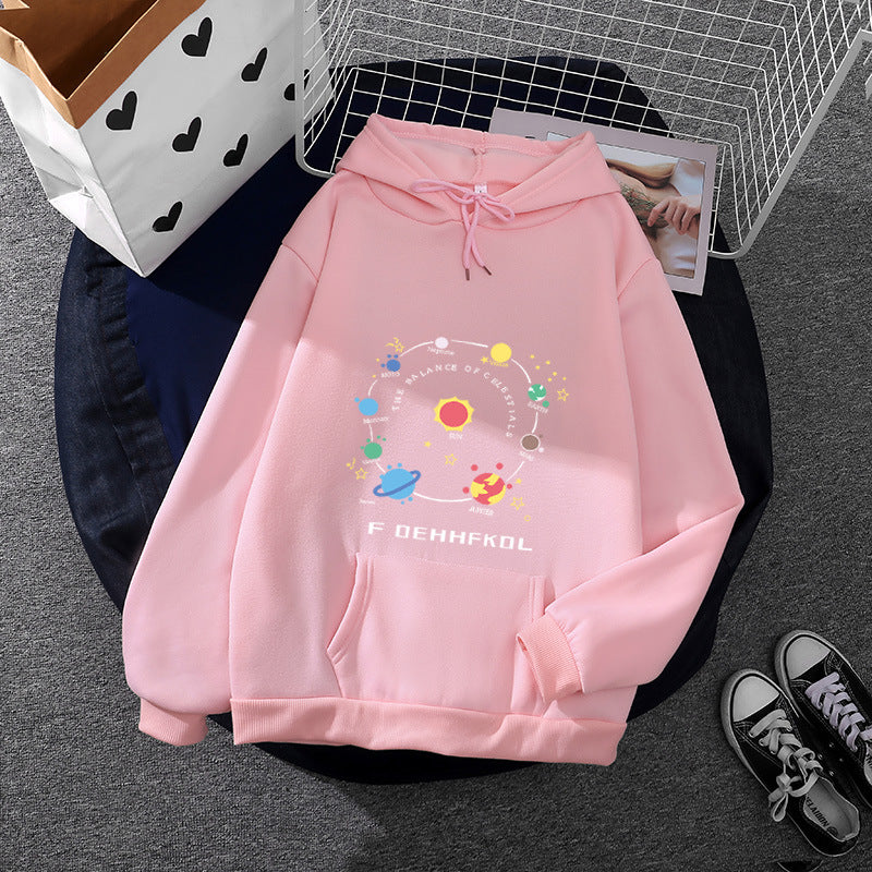 Women's hoodie with unique space motif Chic & Stil