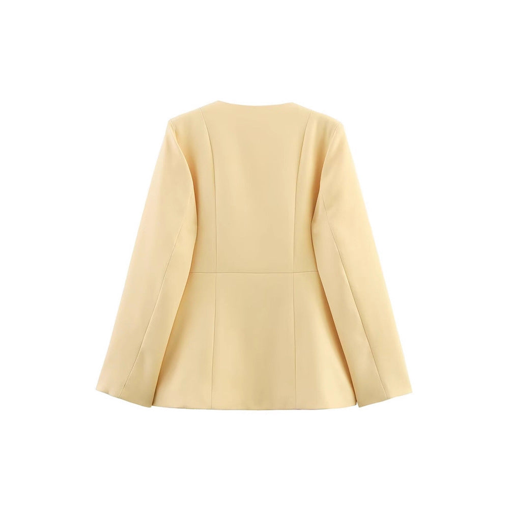 Blazer jacket for women with elegant button details and a fitted cut Lune London