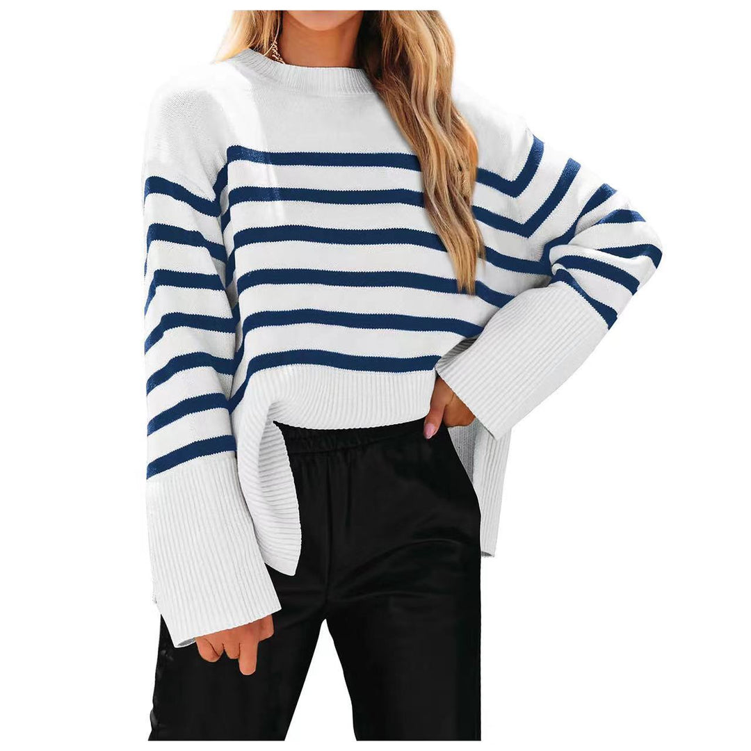 Women Striped Casual Sweater Loose Fit Lune London