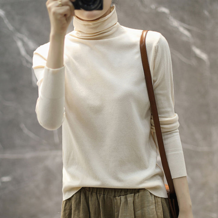 Pull col roulé de haute qualité pour femmes Chic & Stil