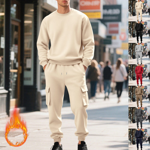 Men's casual sweatshirt and cargo jogger combination Lune London