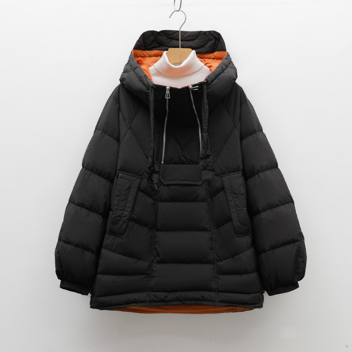 Women's quilted jacket with high collar and functional pockets Lune London