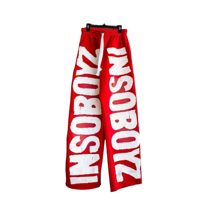 Women's casual pants with trendy statement print Chic & Stil