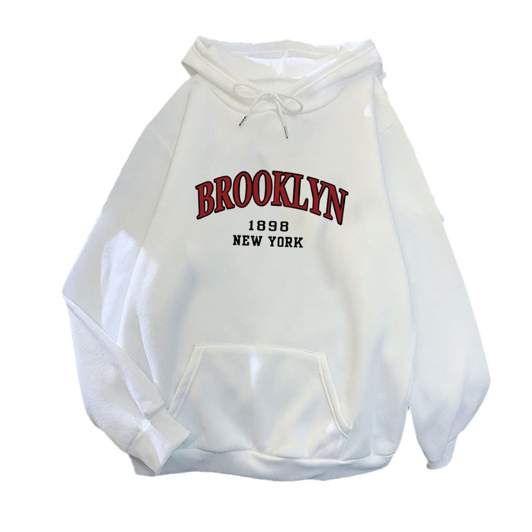 Women's hoodie with urban Brooklyn design Chic & Stil