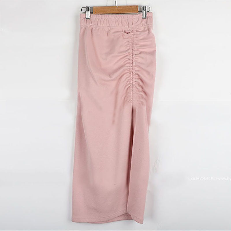 Jupe midi élégante pour femmes avec fronces Chic & Stil