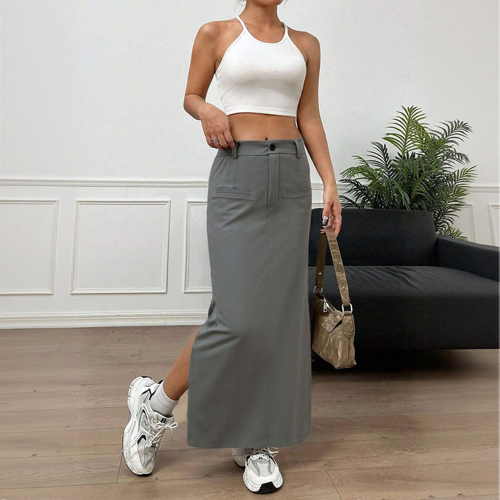 Jupe longue pour femme avec fente latérale Chic & Stil