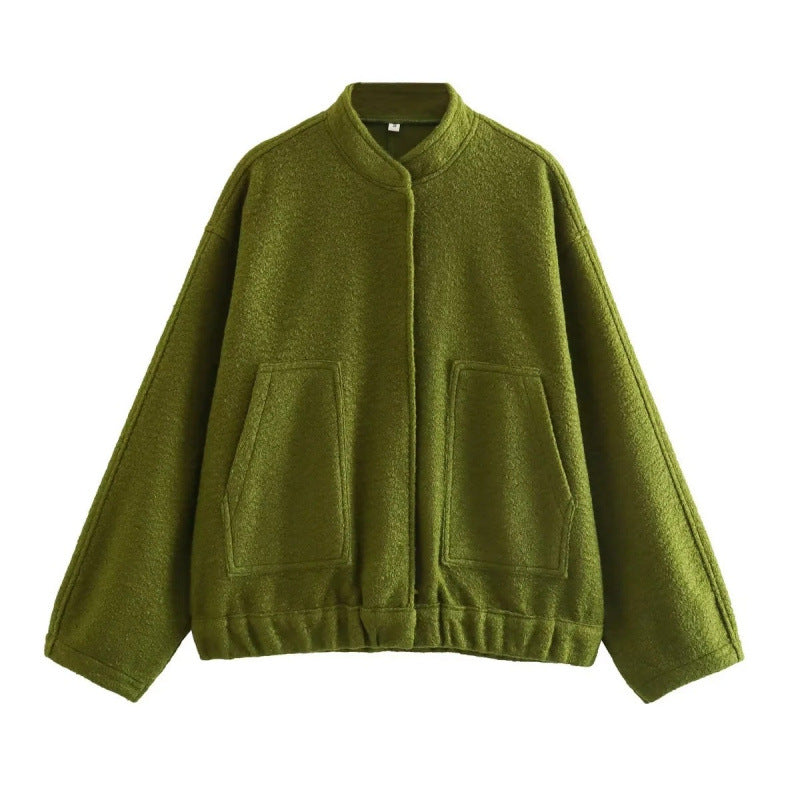Cool oversized wool blend jacket Women Lune London