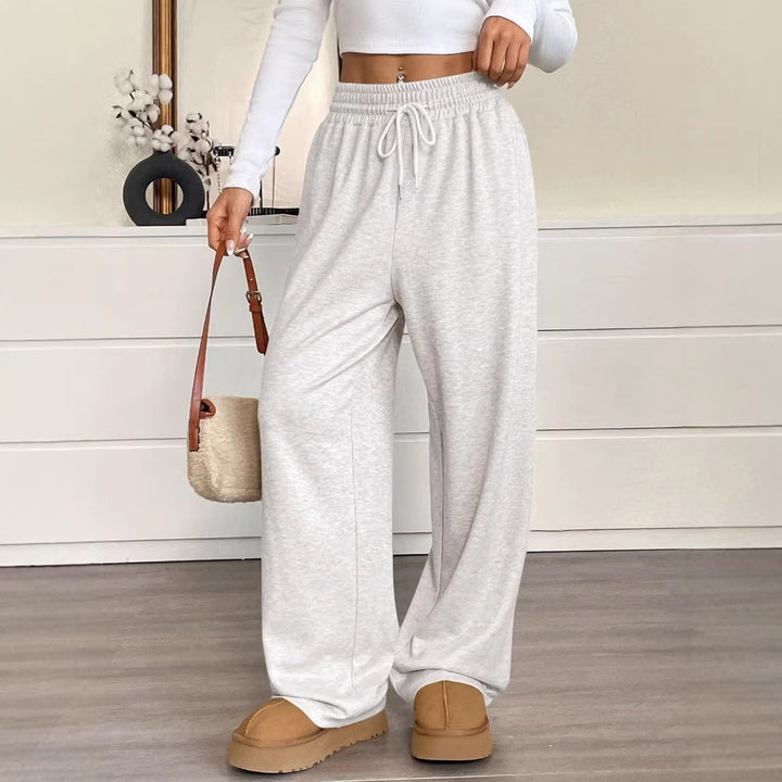Women's Comfortable Leisure Pants with Elastic Waistband Lune London
