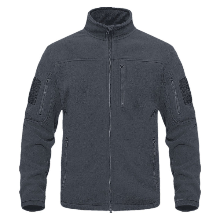 Fleece jacket for men with versatile pockets and high collar Lune London