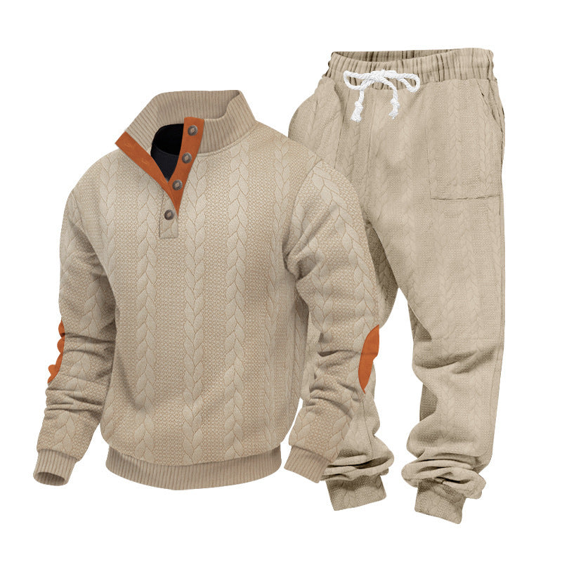 Men's comfortable knitted sweater and tracksuit set Lune London