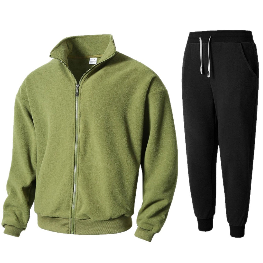 Men's Fleece Relax Suit with High Collar Lune London