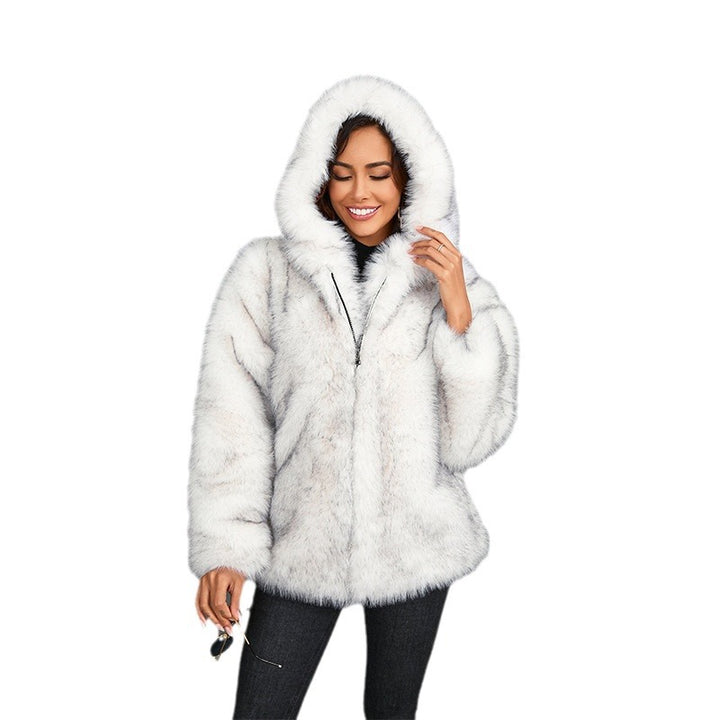 Ladies cozy hooded jacket Lune London