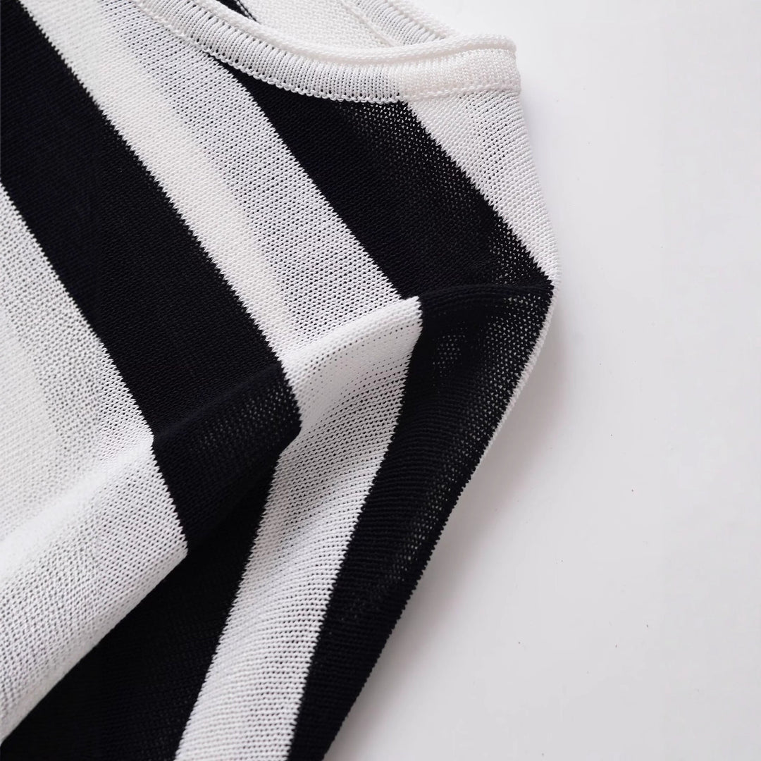 Ladies oversized striped sweater Lune London