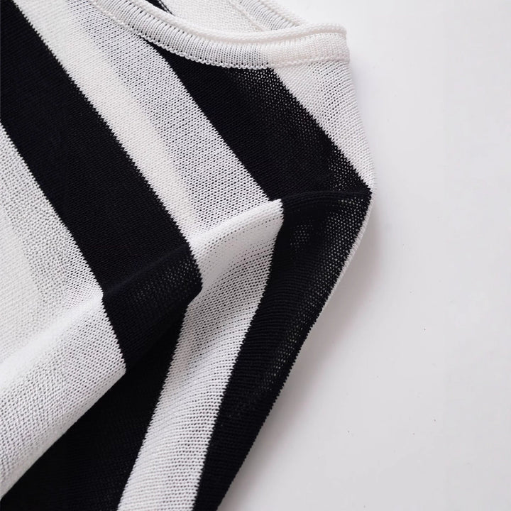 Ladies oversized striped sweater Lune London