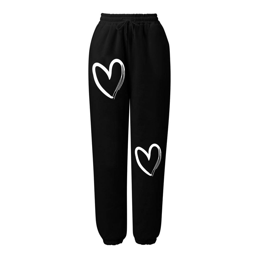 Women's comfortable sweatpants with cute print Chic & Stil