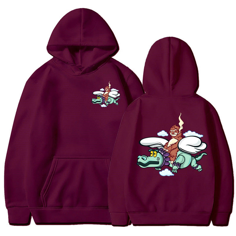Women's hoodie with creative graphic design and high-quality interior Lune London