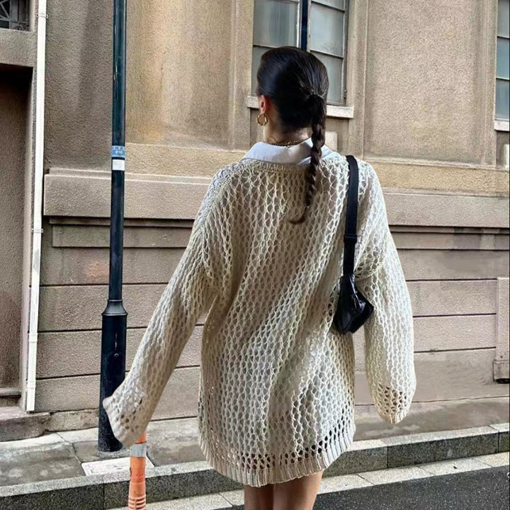 Knit sweater for women with an urban style and relaxed fit Lune London