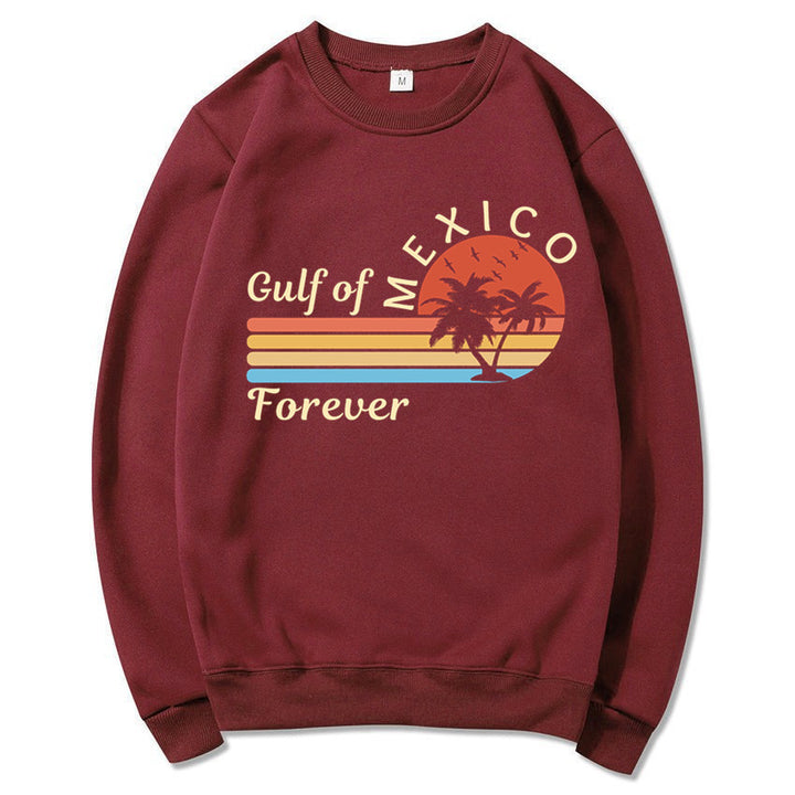 Sweat-shirt femme avec design graphique tropical et imprimé moderne Chic & Stil