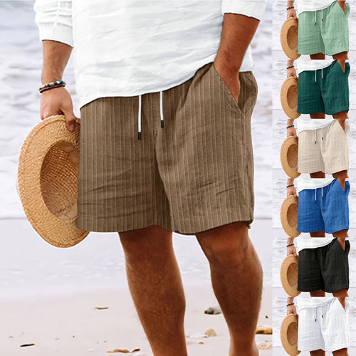 Casual beach shorts for men with elastic drawstring Lune London