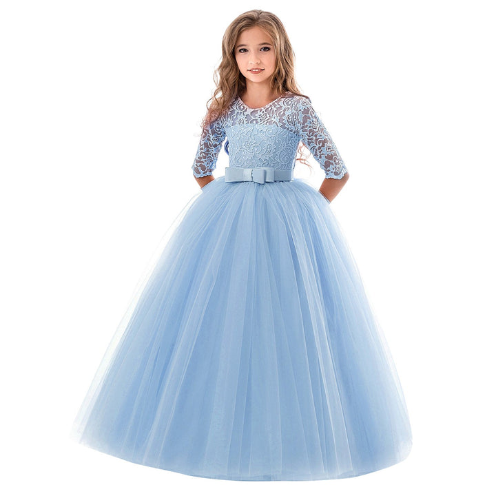 Women’S Princess Dress with Lace Top and Tulle Skirt Lune London