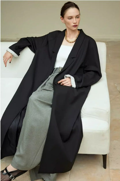 Manteau oversized Chic & Stil pour femmes tombant lâchement