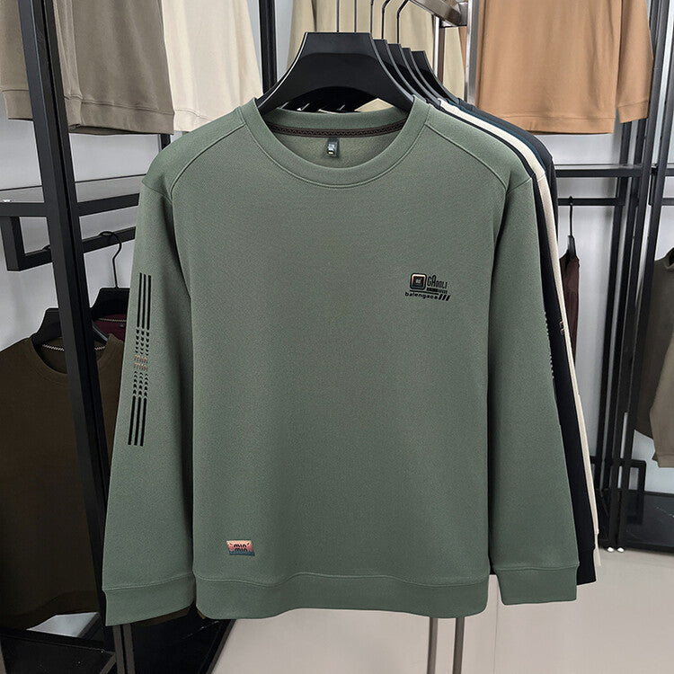 Men's long-sleeve sweatshirt in structured fabric with the stylish logo Lune London