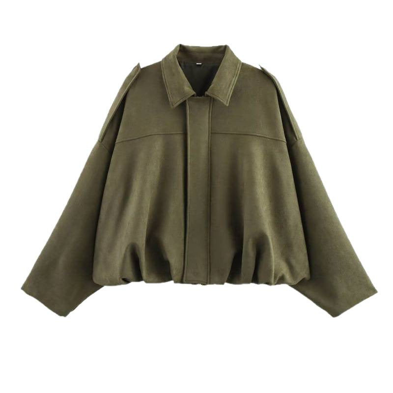 Women Oversized Jacket In Casual Style Lune London