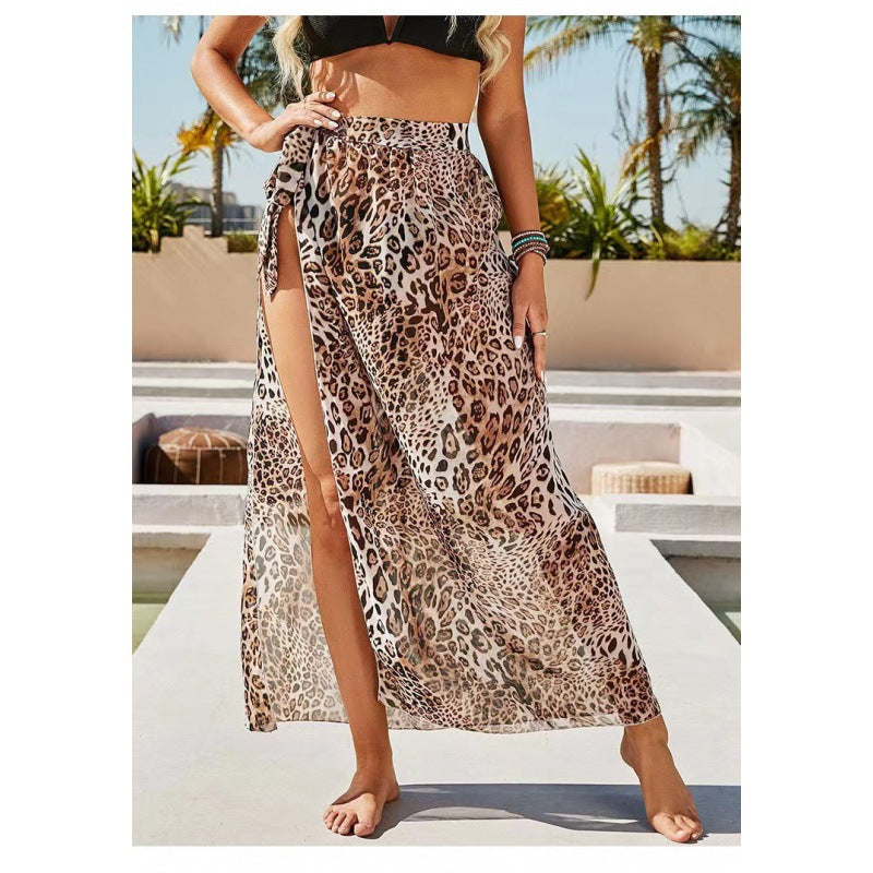 Lune London Women's Split Chiffon Maxi Skirt